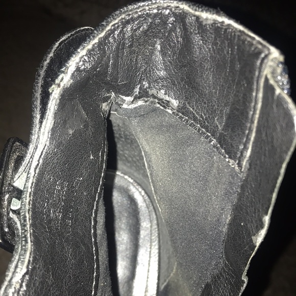 Steve Madden Peep Toe Black Booties (NO BOX) - Picture 8 of 8